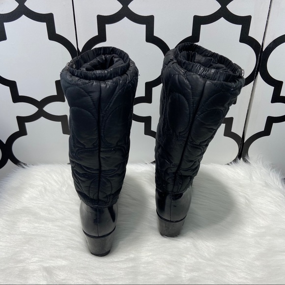 Coach Black Cantina Winter Wedge Boot - Picture 7 of 9